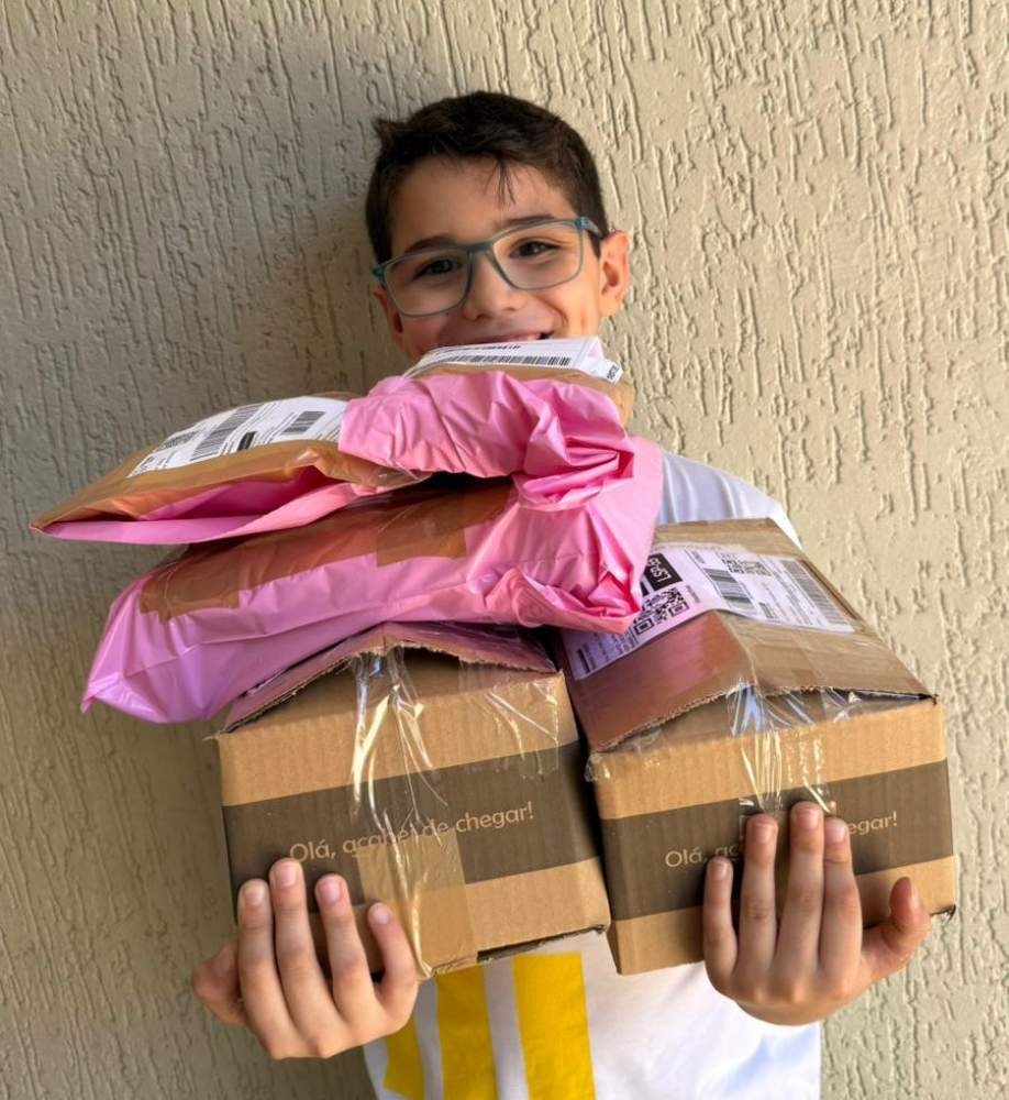 Benício de 8 anos transforma curiosidade em negócio promissor em Andradina