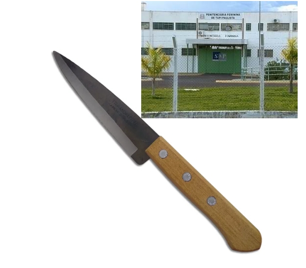PENITENCIÁRIA FEMININA DE TUPI PAULISTA APREENDE ARMA BRANCA