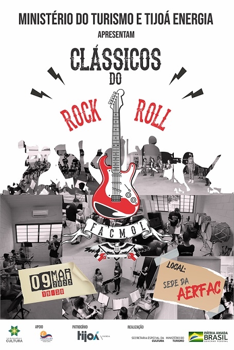 Facmol de Pereira Barreto lança espetáculo Clássicos do Rock