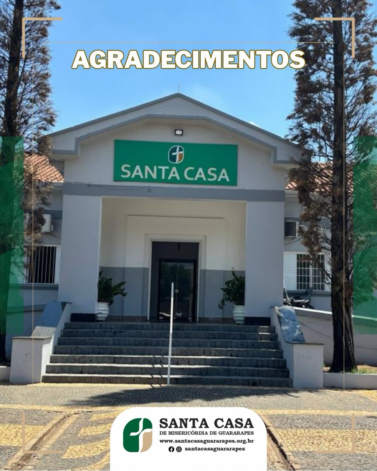 Santa Casa de Guararapes agradece a sociedade que ajudou no evento Folclore