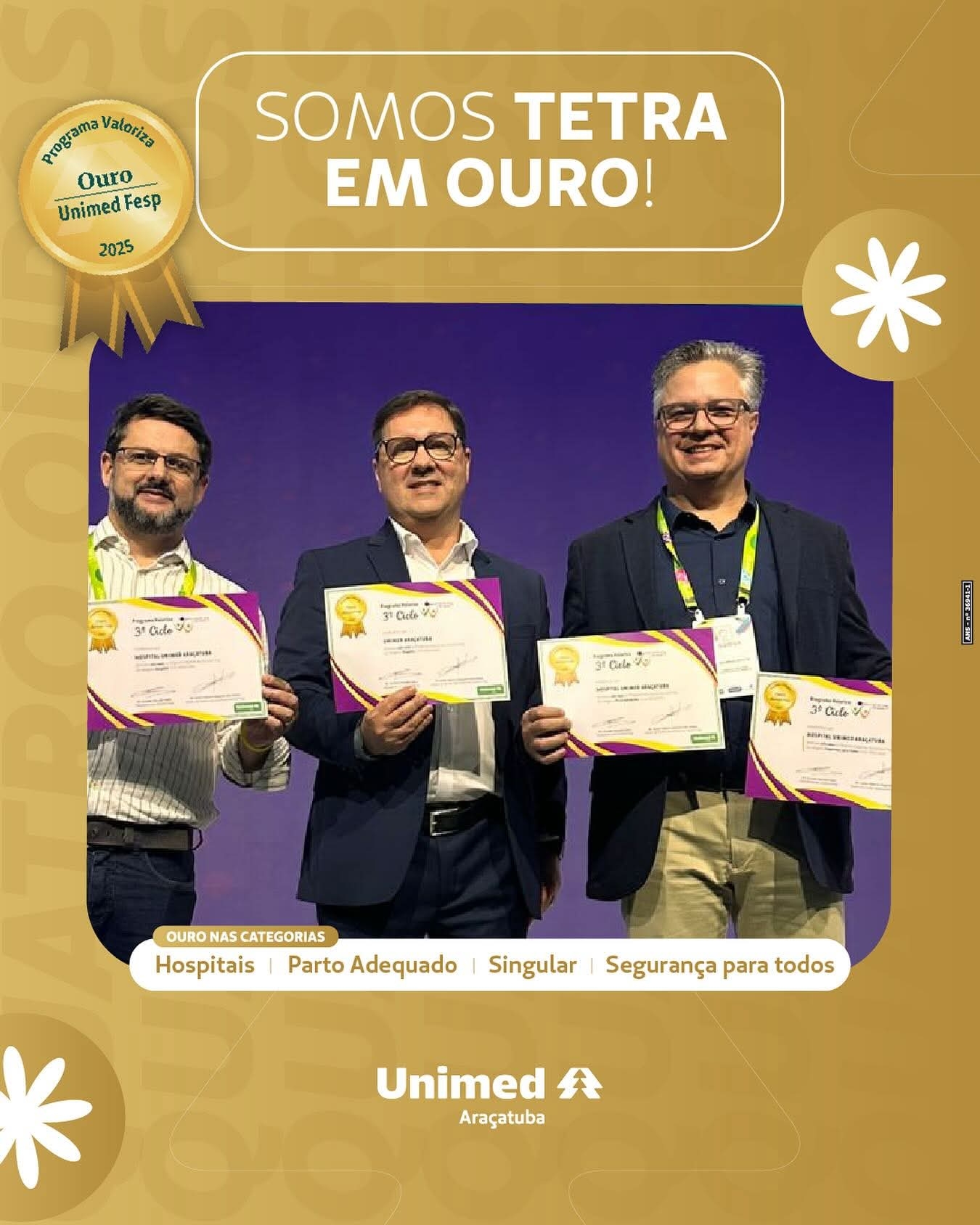 Unimed de Araçatuba é destaque no 40° Simpósio das Unimeds do Estado de SP