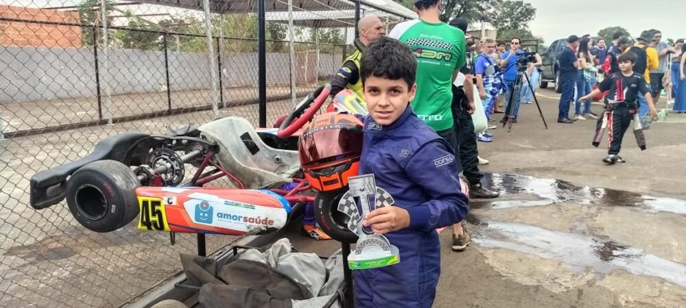 Piloto castilhense se destaca como vice campeão em corrida