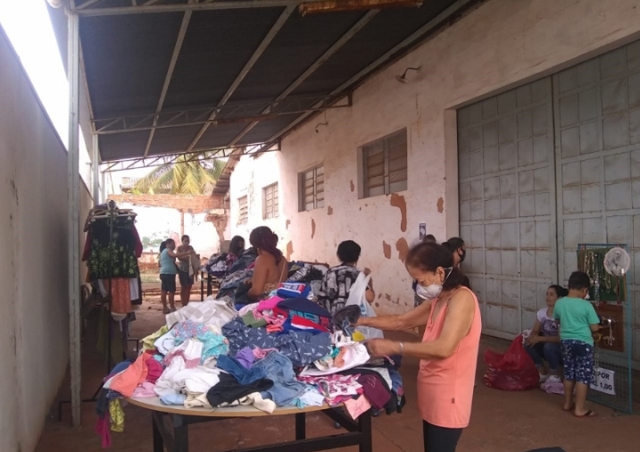 Em Andradina aconteceu o Bazar da Pechincha da RAPAC