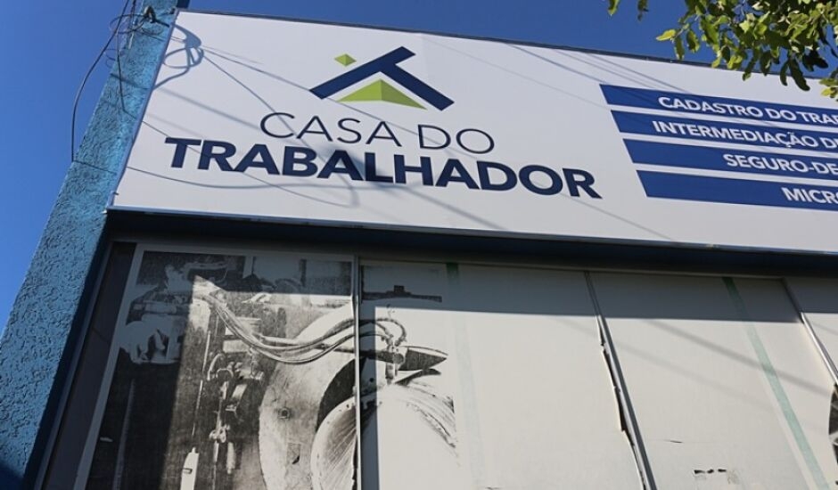Casa do Trabalhador de Três Lagoas tem 109 vagas de emprego