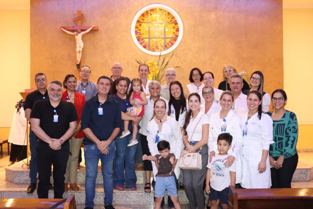 Missa em Ação de Graças no Hospital Auxiliadora celebra aniversário da Irmã Dilma Canavarro em Três Lagoas