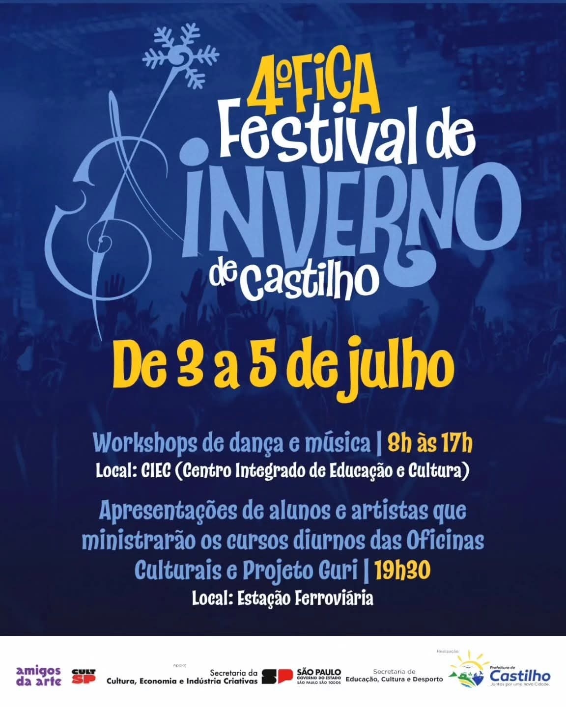 Castilho realizará o 4° FICA de 3 a 5 de julho