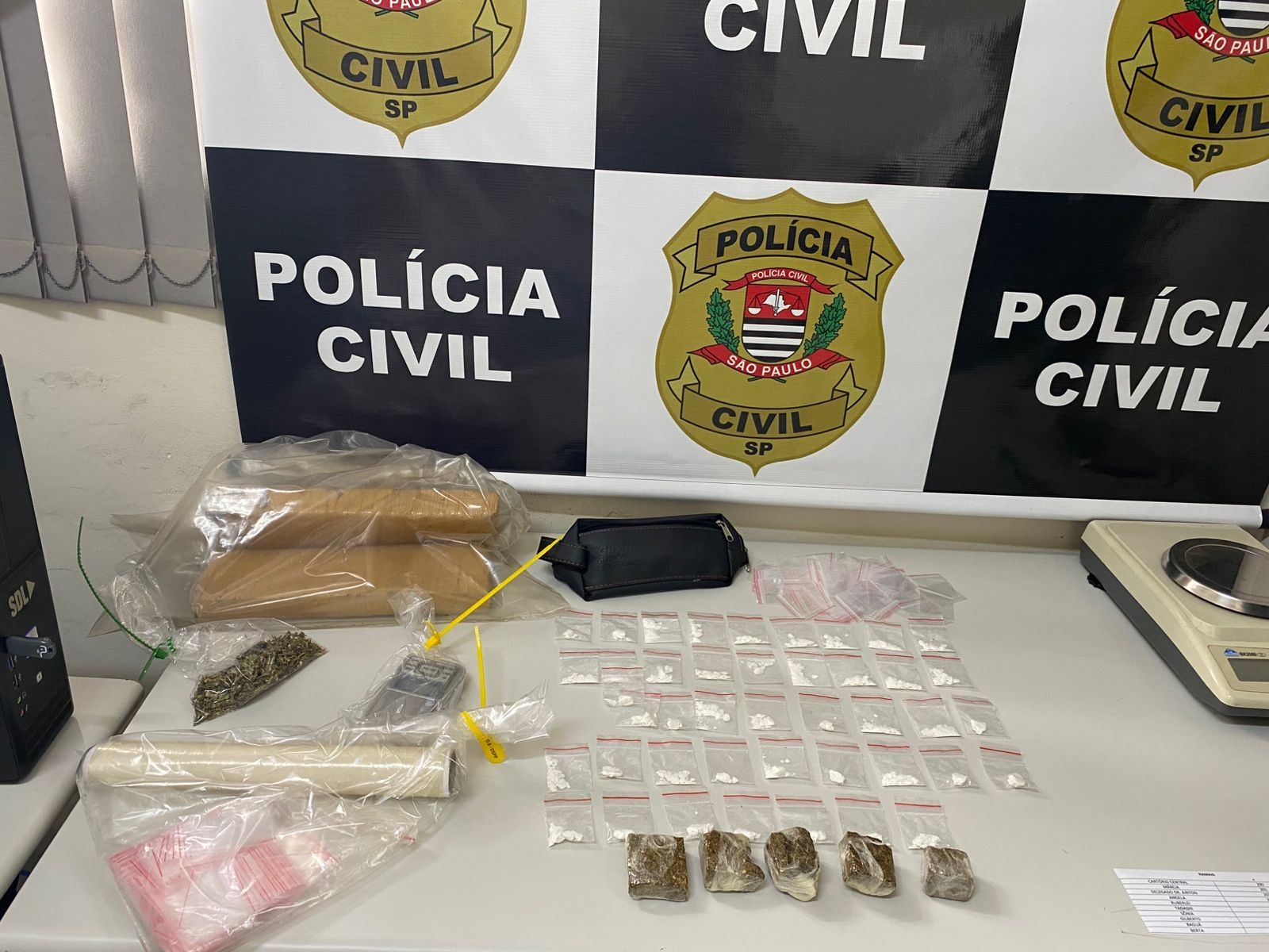 POLÍCIA CIVIL PRENDE ORGANIZAÇÃO CRIMINOSA QUE PRATICAVA TRÁFICO DE DROGAS E LAVAGEM DE DINHEIRO NO OESTE PAULISTA