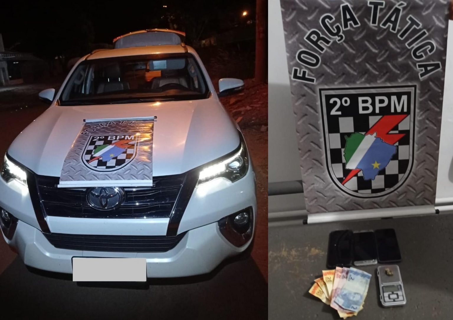 Força Tática em Três Lagoas recupera veículo furtado em Catanduva-SP após denúncia de policial de Andradina de folga