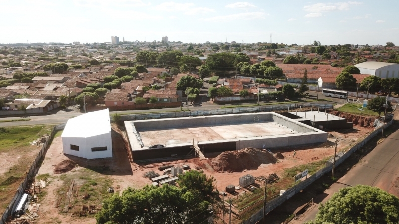 Nova Piscina Olímpica ficará pronta ainda este ano em Andradina