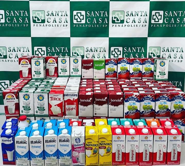 Santa Casa de Penápolis arrecada leite com colaboração de alunos