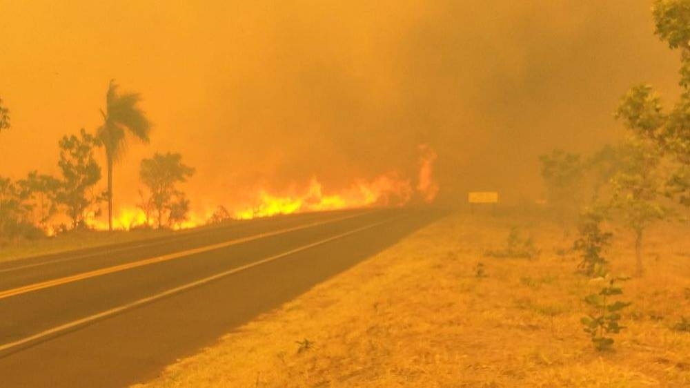Incêndio no bairro rural Timboré destrói pastagens e plantações em Andradina