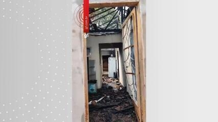 Família perde casa, móveis e dinheiro do salário após incêndio em Pereira Barreto