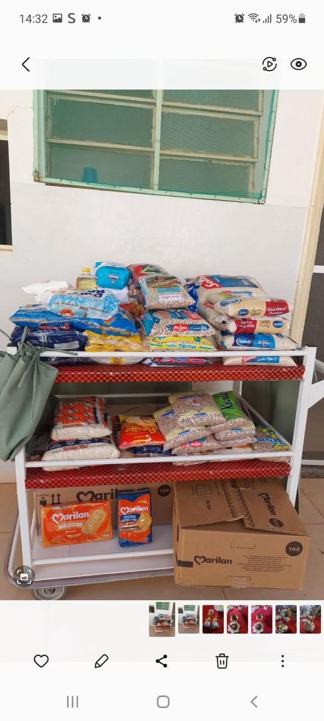 Liga Noroeste de Atletismo doa Alimentos para Santa Casa de Pereira Barreto