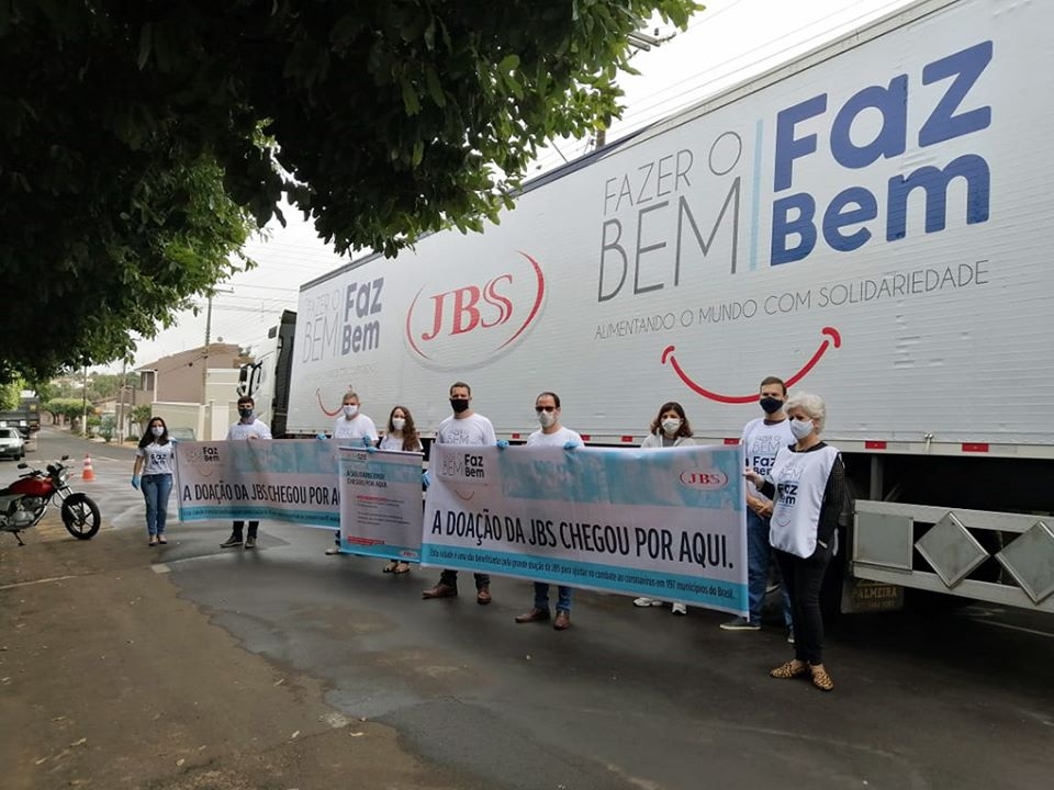 JBS FAZ DOAÇÕES À PREFEITURA DE ANDRADINA PARA ATENDIMENTO SOCIAL