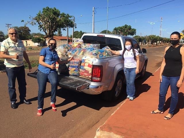 População de Selvíria se une e doa mais de 680 kg de alimentos ao Hospital Auxiliadora
