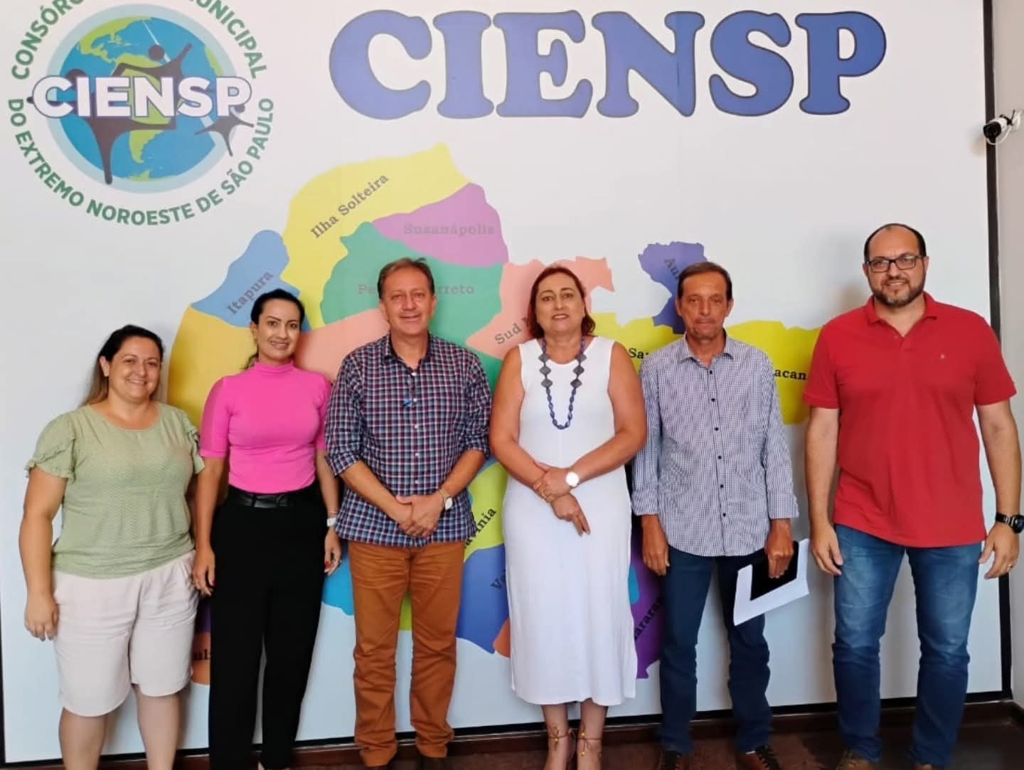 Prefeito de Guzolândia e equipe visitam o CIENSP em Andradina