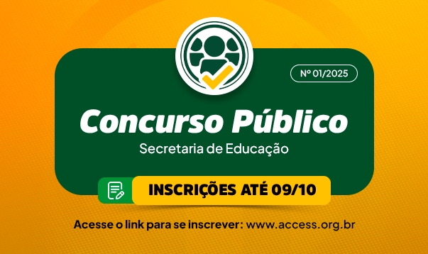 Inscrições para o concurso da Educação em Birigui terminam em 9 de outubro