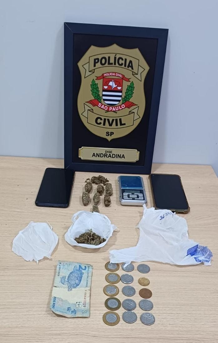DISE de Andradina prende em flagrante suspeito pelo crime de tráfico de drogas no bairro Barbaroto