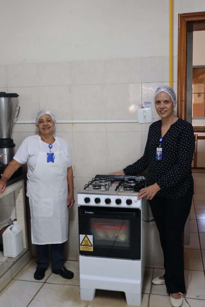 Hospital Auxiliadora de Três Lagoas recebe doação de fogão para atividades de panificação