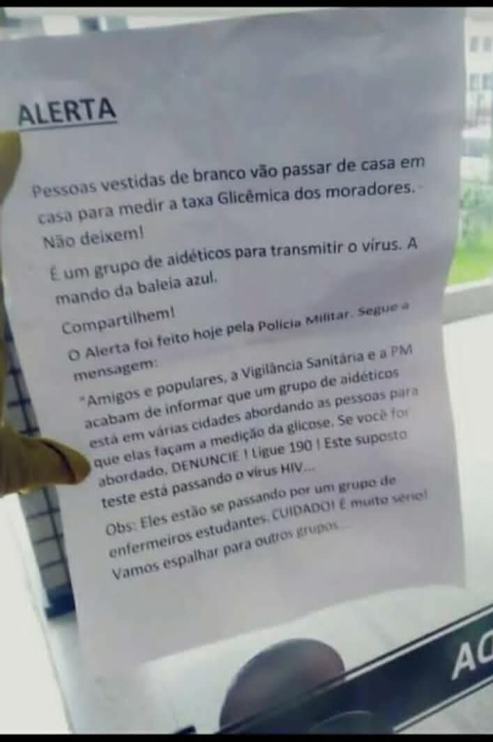 NOVO GOVERNO DE ANDRADINA INFORMA: FAKE NEWS SOBRE FALSOS AGENTES DE SAÚDE CIRCULA NAS REDES SOCIAIS