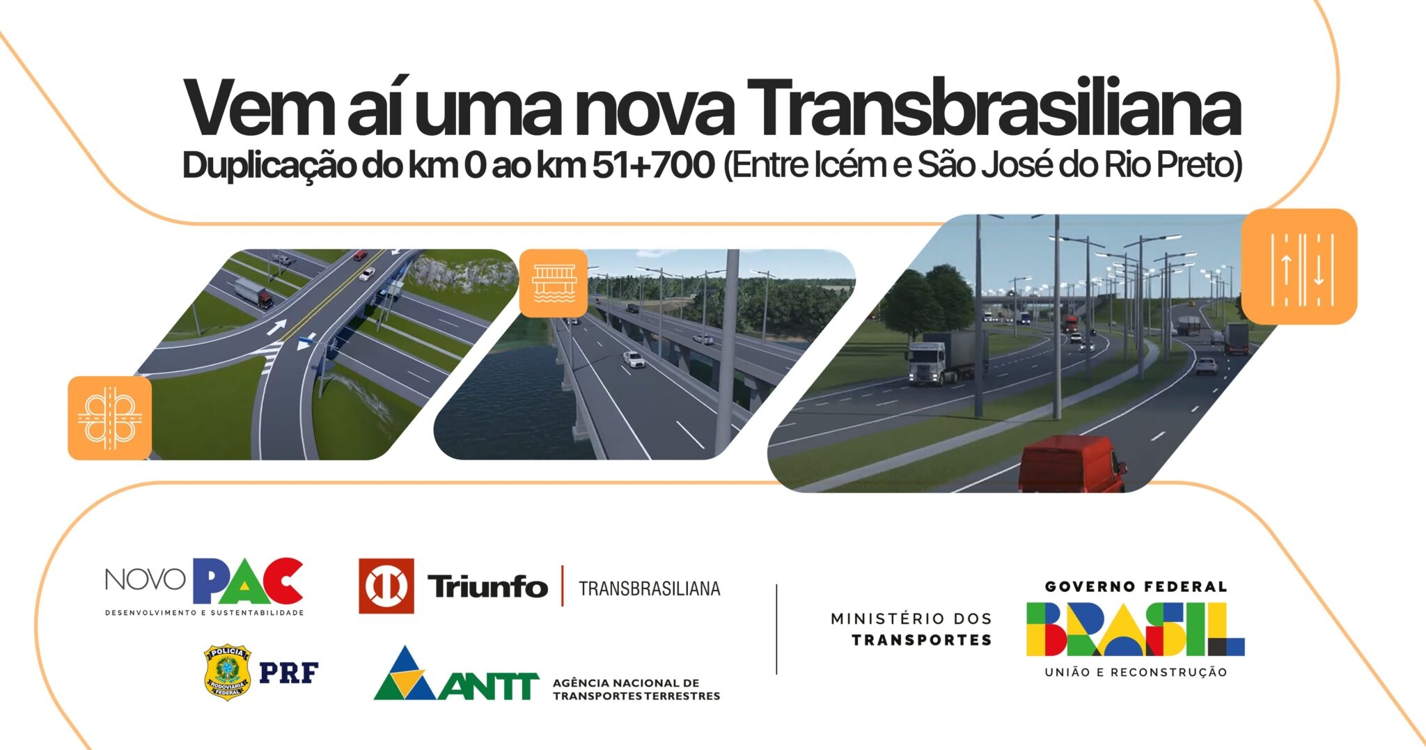 Triunfo Transbrasiliana inicia obras de duplicação da BR 153 entre Icém e São José do Rio Preto