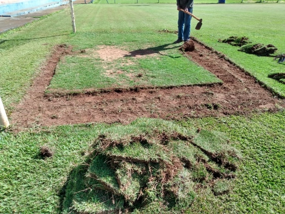 ATC inicia reforma de seu campo principal em Andradina
