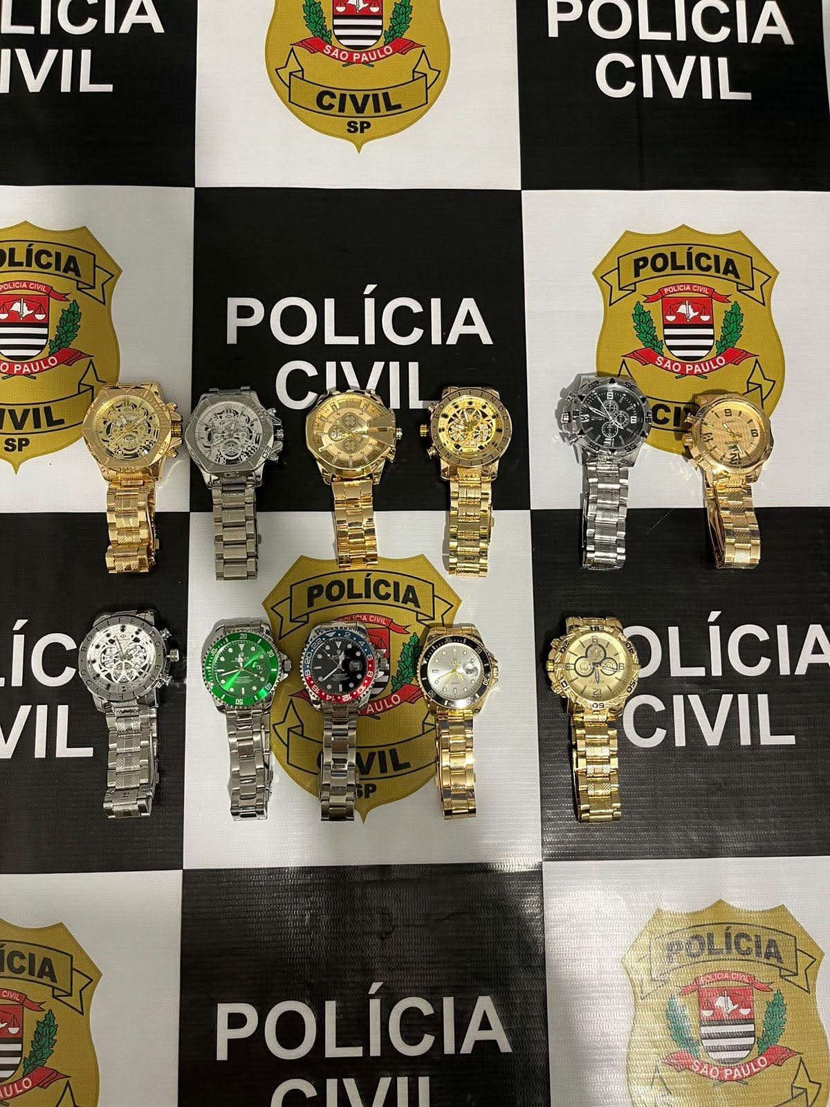 Polícia Civil de Mirandópolis recuperou 11 relógios furtados