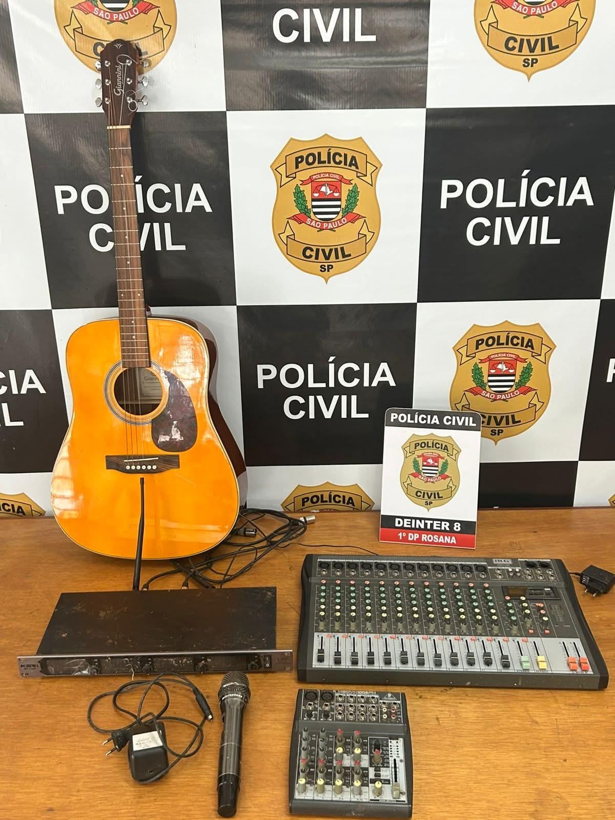 POLÍCIA CIVIL IDENTIFICA AUTOR DE FURTOS E RECUPERA EQUIPAMENTOS SUBTRAÍDOS DE IGREJA EM ROSANA