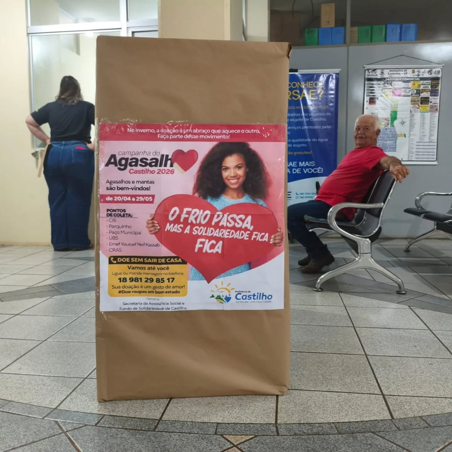 Castilho inicia Campanha do Agasalho 2026 e amplia pontos de coleta para atender famílias no inverno