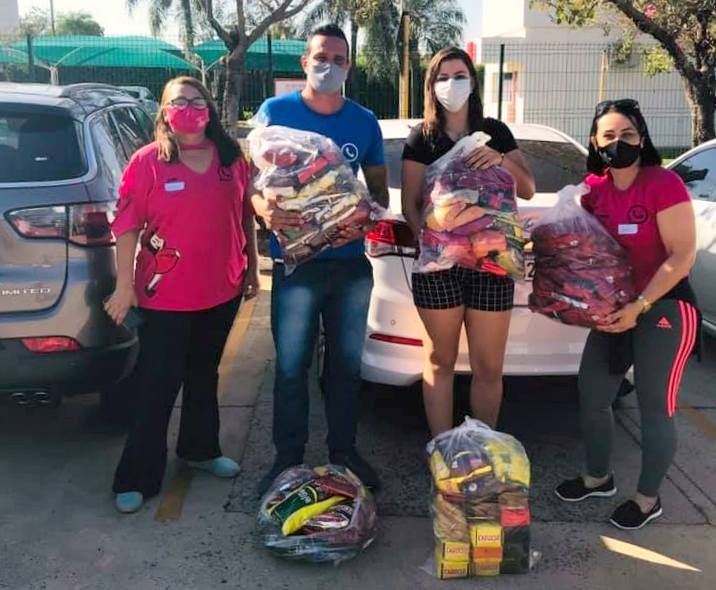 Clube dos Bolinhas e Luluzinhas de Andradina enviam 100 pacotes de café à Santa Casa de Araçatuba