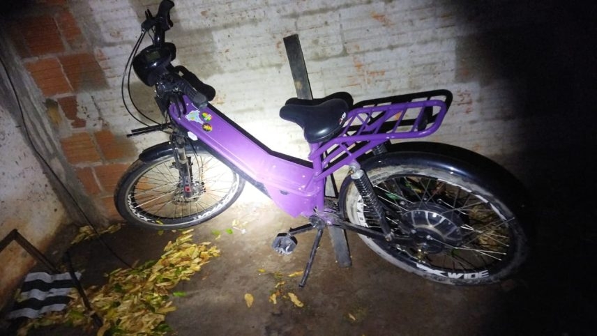 Polícia Militar em Três Lagoas recupera bicicleta elétrica roubada