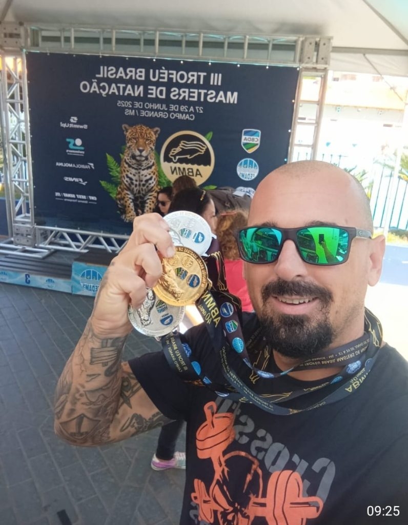 Mais um Campeão Brasileiro de natação, andradinense Edvander Bertoleti Junior