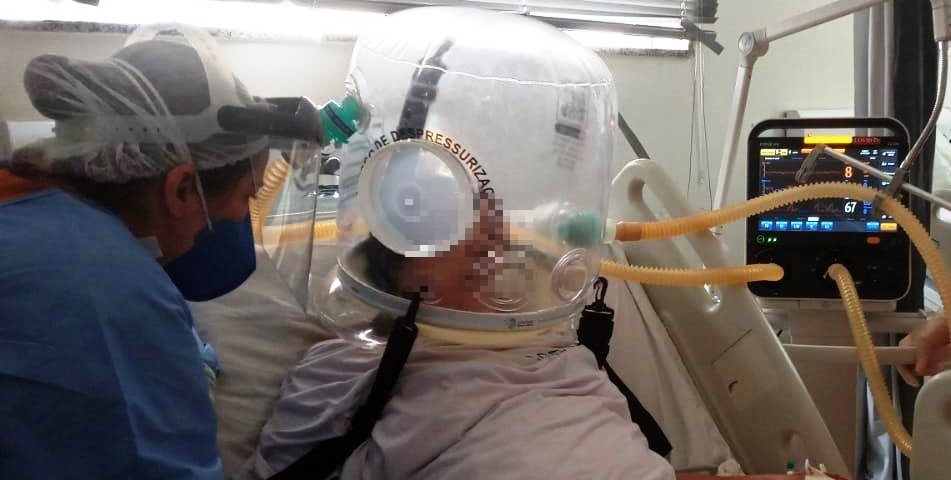 Em Três Lagoas Hospital Auxiliadora inicia tratamento com Bolha de Respiração Individual Controlada para os pacientes com COVID-19