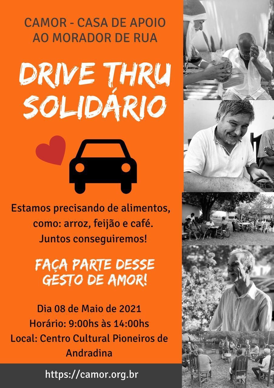CAMOR de Andradina realiza Drive Thru neste sábado (8) para arrecadação de mantimentos