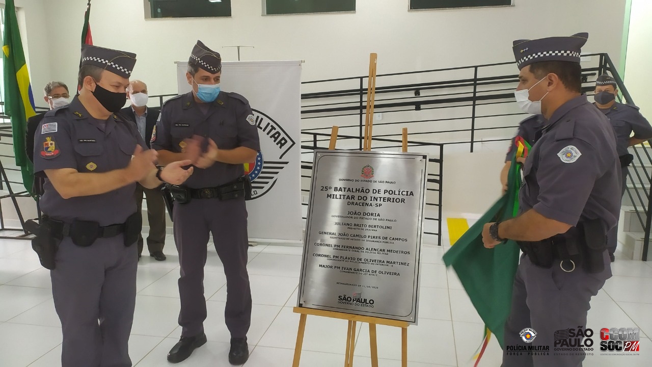 COMANDANTE GERAL REINAUGURA AS NOVAS INSTALAÇÕES DO 25° BPM/I EM DRACENA