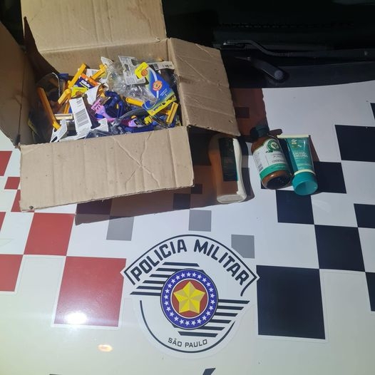 Polícia Militar de Pereira Barreto prendeu autor de furto tentado em supermercado