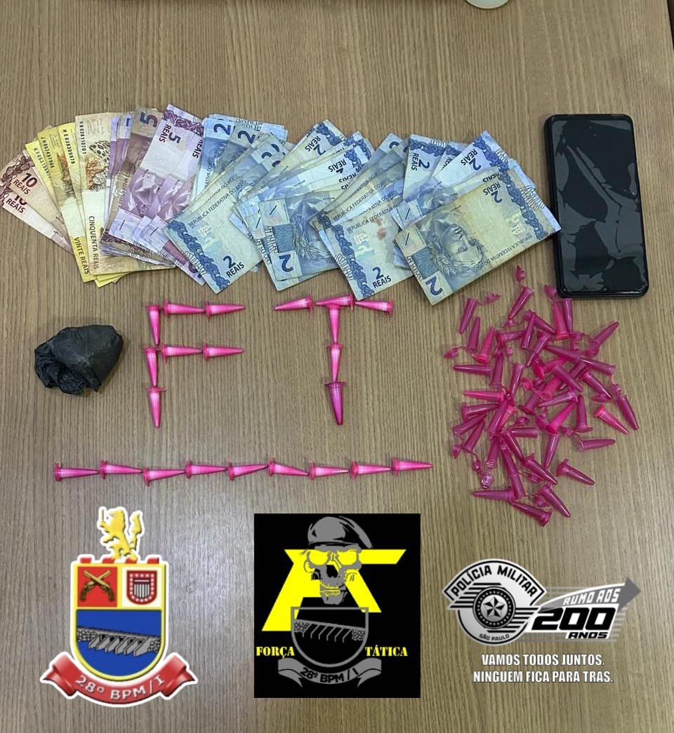 Força Tática de Andradina prende mulher por tráfico em conveniência na Vila Botega