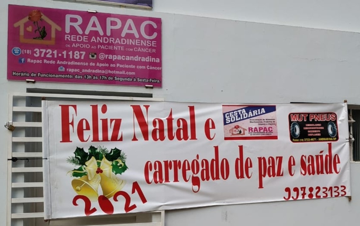 URGENTE ! A RAPAC de Andradina necessita de doações de alimentos para as cestas básicas