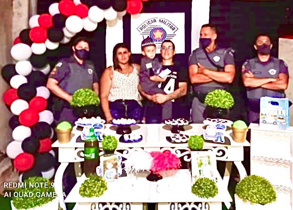Polícia Militar de Andradina: ANIVERSÁRIO ESPECIAL DO PEQUENO GABRIEL