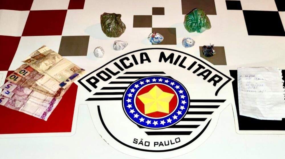 Força Tática de Andradina prende adolescente do Jardim Europa em flagrante por tráfico de drogas