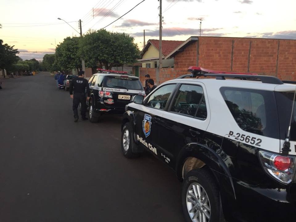 GOE de Andradina prendeu no Jardim Europa menor de Birigui envolvido na morte de um pintor