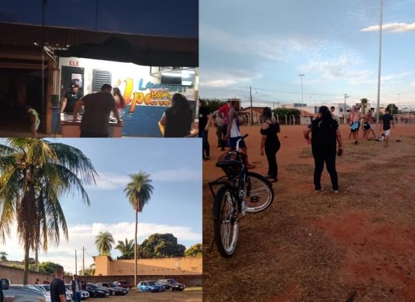 12 festas, 02 igrejas, 04 parques e 10 campos de futebol foram fechados em Três Lagoas