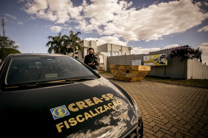 Crea-SP fiscaliza obras e empresas da região de Andradina