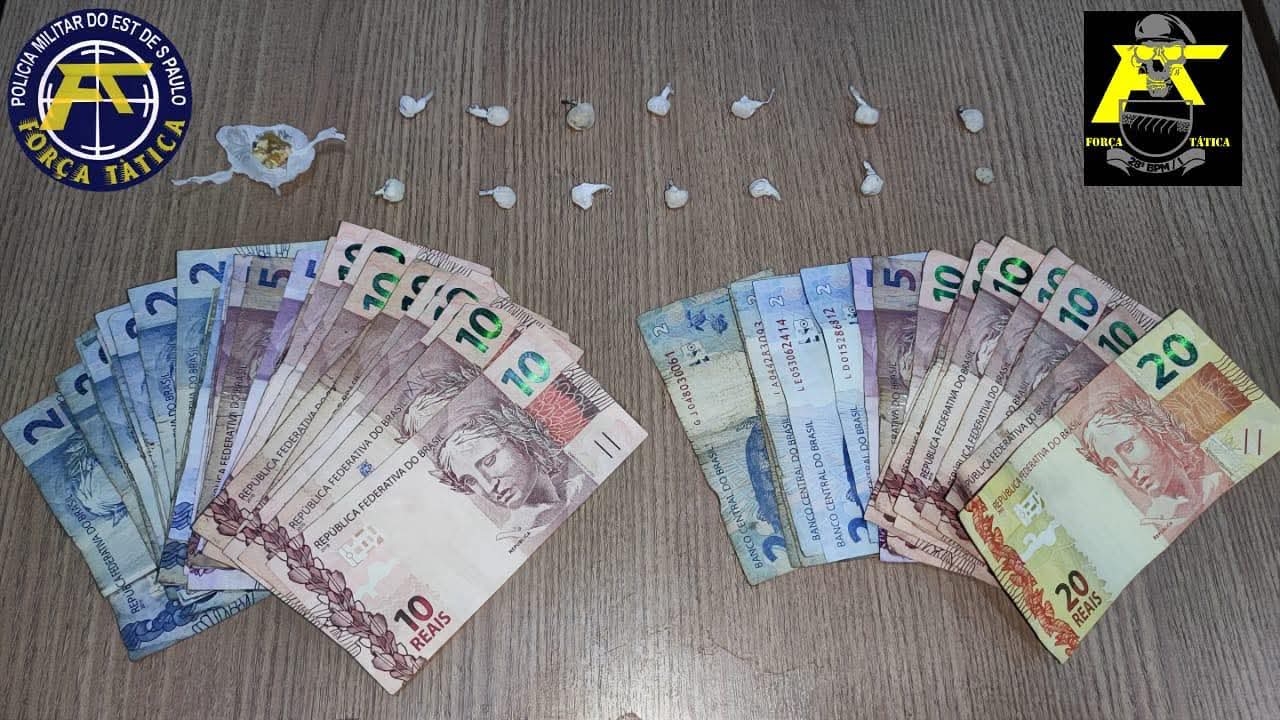 Em Andradina Tático Comando e Força Tática prendem morador do bairro Benfica por tráfico de drogas