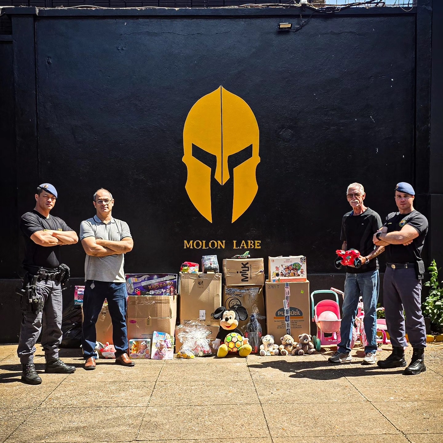 12º BAEP de Araçatuba participa do Natal Solidário e doa brinquedos ao Lar Caminho de Nazaré