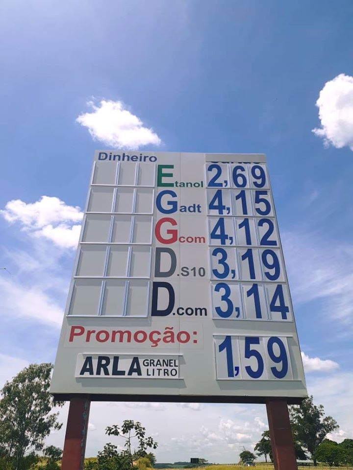 Em Guaraçaí tem etanol no valor de R$ 2,69 o melhor preço da região !
