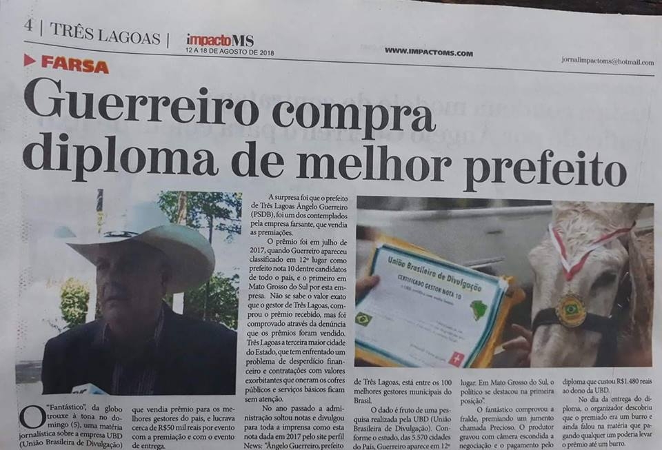 Câmara de Três Lagoas gasta mais de 1 milhão de reais com publicidade