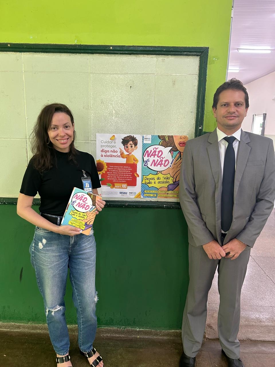 Em Três Lagoas, MPMS leva campanha “Não é Não!” ao Centro e às Escolas