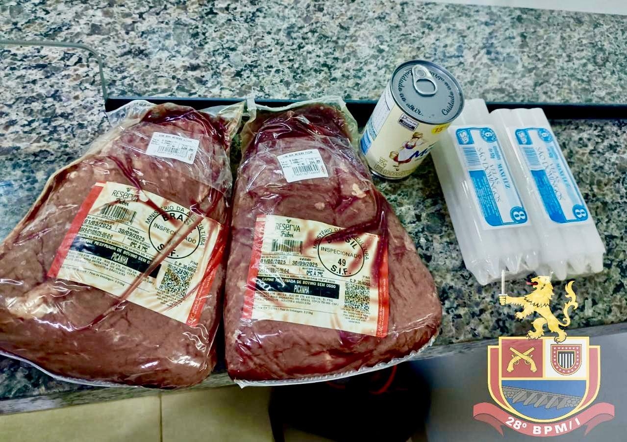 Polícia Militar de Andradina prende homem por furto em supermercado