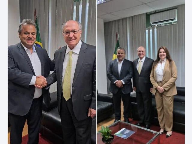 Prefeito de Murutinga do Sul despacha com o vice-presidente Geraldo Alckmin e anuncia novas conquistas